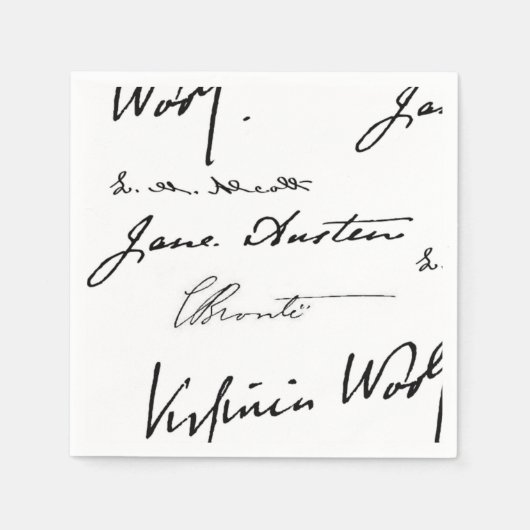 Vrouwenschrijvers Servet (Voorkant)