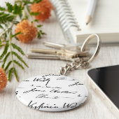 Vrouwenschrijvers Sleutelhanger (Zijkant)