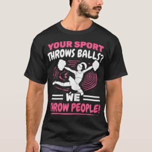 Vrouwensport beest ons volk Cheerleader T-shirt