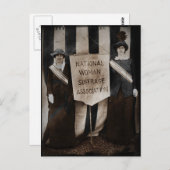 Vrouwensuffragebeweging Briefkaart (Voorkant / Achterkant)