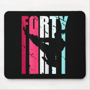 Vrouwentaekwondo 40e verjaardag martial arts karat muismat