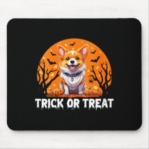 Vrouwentruc Of Treat Halloween Hond V-Hals Muismat