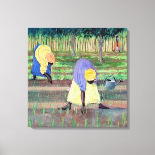 Vrouwentuin 2005 canvas afdruk (Voorkant)