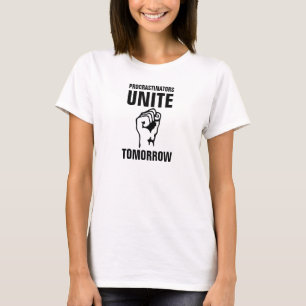 Vrouwenuittreders verenigen zich morgen Jersey. T-shirt