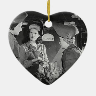 Vrouwenverzorgers Keramisch Ornament