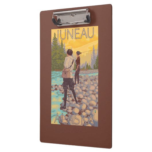 Vrouwenvisserij - Juneau, Alaska Klembord (Links)