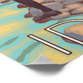 Vrouwenvisserij - Lochsa River, Idaho Poster (Hoek)