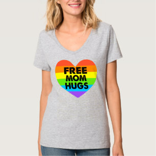 Vrouwenvrije mama Hugs LGBT T-shirt