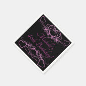 Vrouw's 40e verjaardag servet (Hoek)