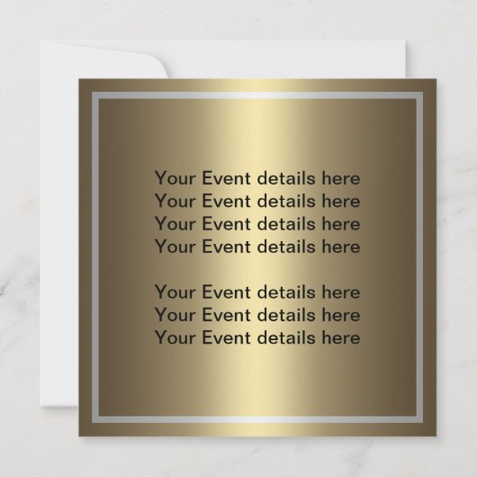 Vrouw's 50e verjaardag kaart (Achterkant)