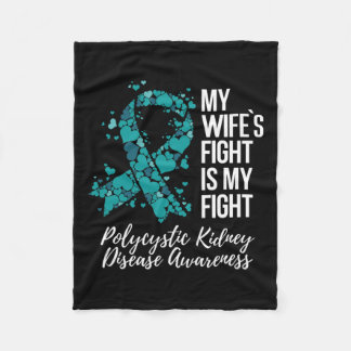 Vrouw's Fight Polycystic Kidney Disease PKD Awaren Fleece Deken