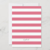 Vrouw's Florale Uitnodiging (Achterkant)