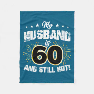 Vrouws man is 60 en heet koele 60ste verjaardag ee fleece deken
