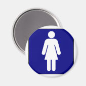 Vrouwsymbool Magneet (Voorkant / Achterkant)