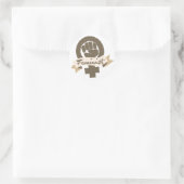 Vrouwsymbool Ronde Sticker (Tas)