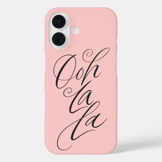  vrouwtje - Ooh La La La - sensuous Lettering Cas Case-Mate iPhone Case (Achterkant)
