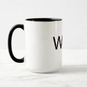 Vrouwtje - Zwarte 15 oz Combo Mok (Links)