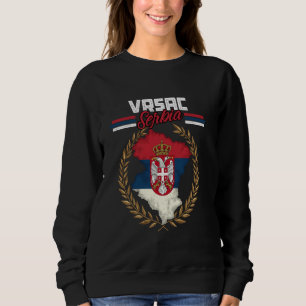 Vršac Servië Reizen Servische Vlag Kaart Srbija Trui