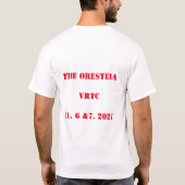 VRTC Oresteia Roll Call T-shirt (Achterkant)