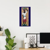 Vrucht Dame Poster (Thuiskantoor)