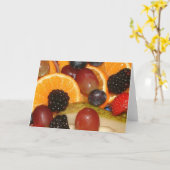 vrucht kaart (Gele Bloem)