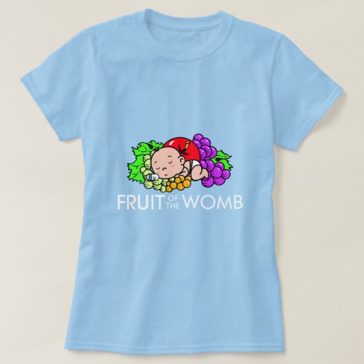Vrucht van de baarmoeder 🧬 t-shirt (Design voorkant)