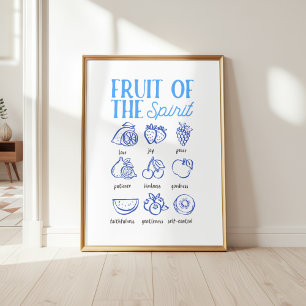 Vrucht van de Geest Christelijke Muurkunst Poster