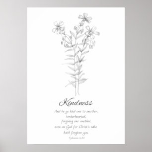 Vrucht van de Geest Efeziërs 4:32 Schriftuur Poster