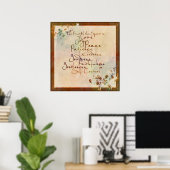 Vrucht van de Geest Poster (Thuiskantoor)
