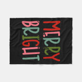 Vruchtbare kerstmeisjes Kinder Toddle Fleece Deken (Voorkant (Horizontaal))