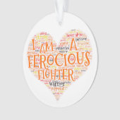 Vruchtbare kerstversiering ornament (voorkant)