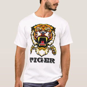 Vruchtbare roeitijger t-shirt