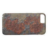 Vruchtbruine roesttextuur (bruinachtig rusten ijze Case-Mate iPhone case (Achterkant (Horizontaal))