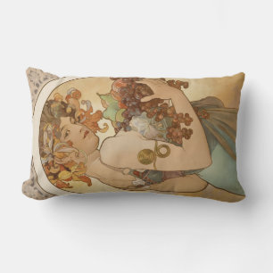 Vruchten (Art Nouveau) (Vrouw Portret) (vruchten) Kussen