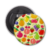 Vruchten Button Flesopener (Voorkant)