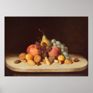Vruchten en noten - Robert Duncanson Fine Art Post Poster