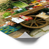 Vruchten- en Veg-kleurrijke Engelse Village Store Poster (Hoek)