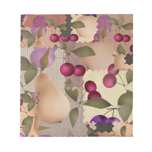 Vruchten, lucifers notitieblok (Voorkant)