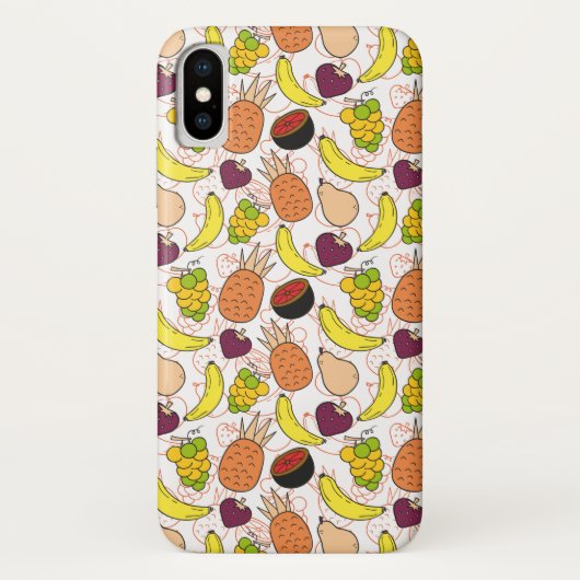 Vruchten naadloos patroon | Oppervlaktepatroon van Case-Mate iPhone Case (Achterkant)