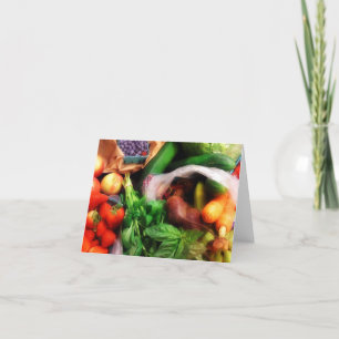 Vruchten op elke dag bedankkaart