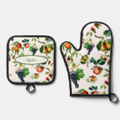  vruchten ovenwant & pannenlap set (Voorkant)