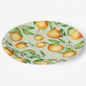 Vruchten Papieren Bordje (Gekanteld)