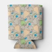 Vruchten patroon blikjeskoeler (Achterkant)