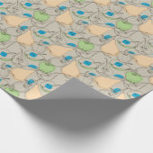 Vruchten patroon cadeaupapier (Hoek)