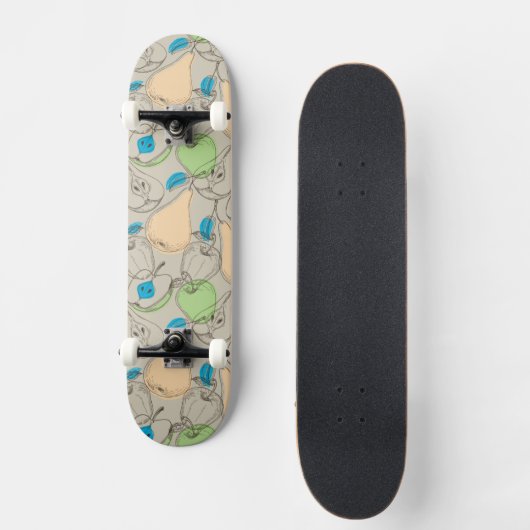 Vruchten patroon skateboard (Voorkant)