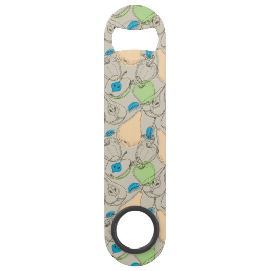 Vruchten patroon speed flessenopener (Voorkant)