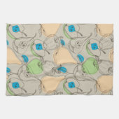 Vruchten patroon theedoek (Horizontaal)