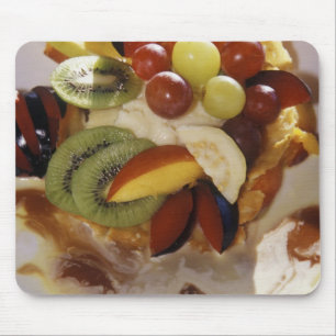 Vruchten salade met ijs. muismat