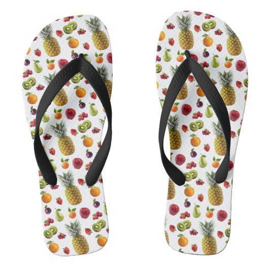 vruchten teenslippers (Voetbed)