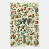  vruchten van Adolphe Millot Theedoek (Verticaal)